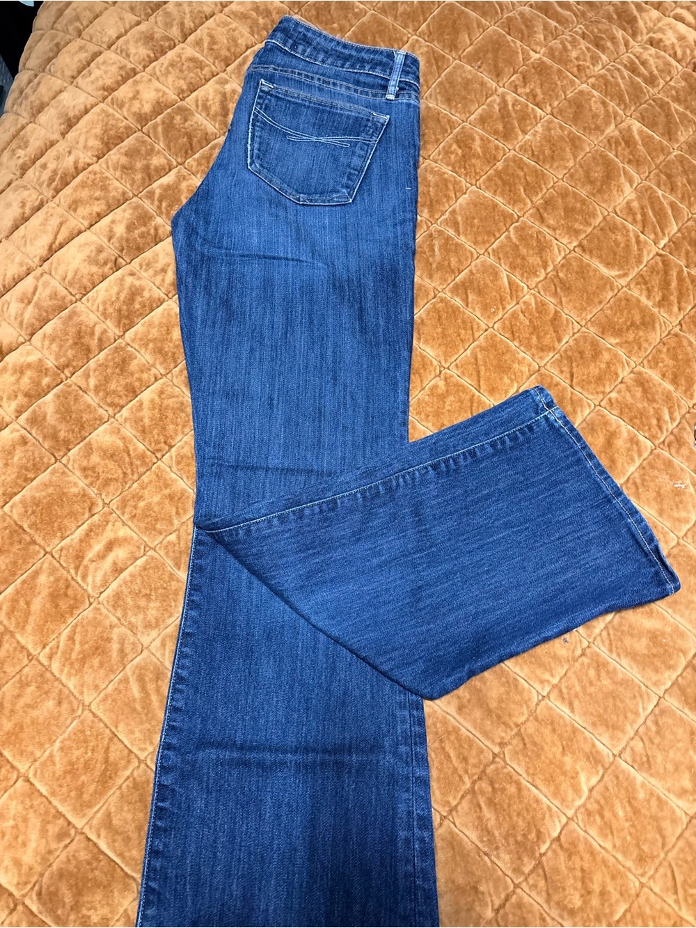 Women’s Boot Cut Jeans in Deep Blue